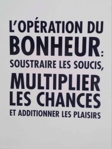 Carte L'opration du bonheur...